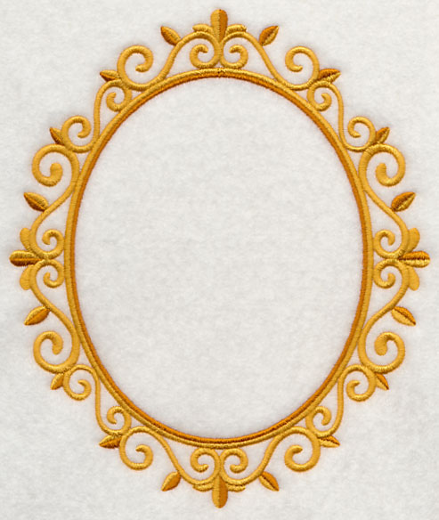 Scrollwork Monogram Frame