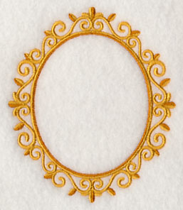 Scrollwork Monogram Frame