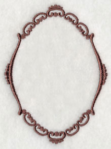 Antique Monogram Frame