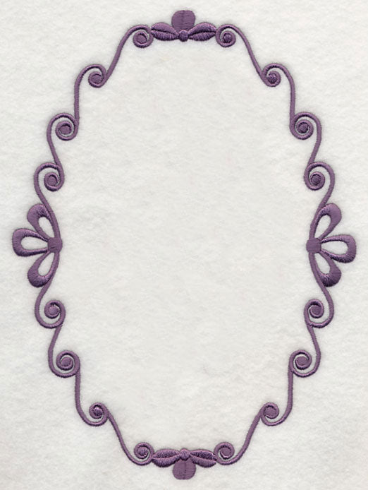 Swirling Monogram Frame