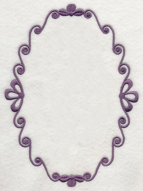 Swirling Monogram Frame