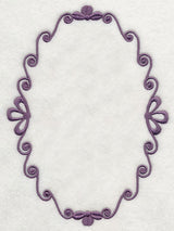 Swirling Monogram Frame