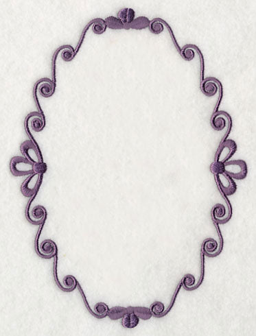 Swirling Monogram Frame