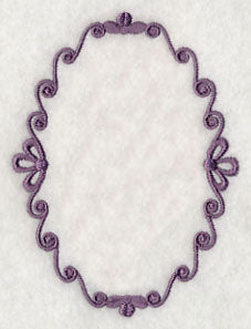 Swirling Monogram Frame