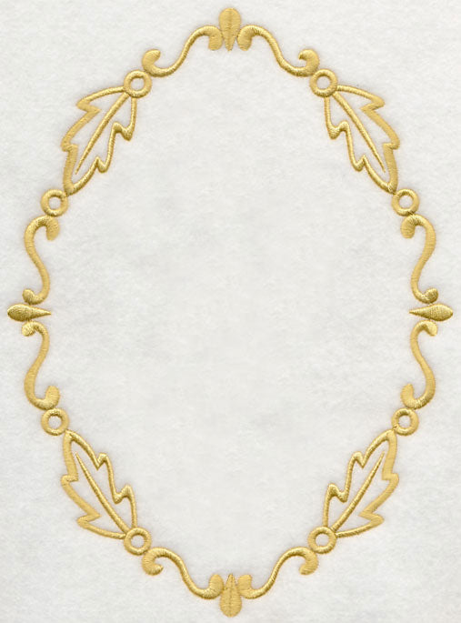 Lovely Leaf Monogram Frame