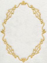 Lovely Leaf Monogram Frame