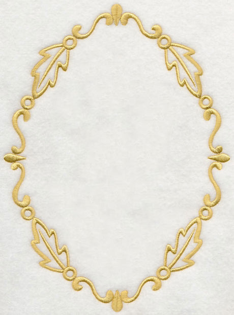 Lovely Leaf Monogram Frame