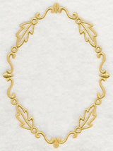 Lovely Leaf Monogram Frame