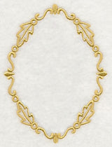 Lovely Leaf Monogram Frame