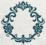 Damask Monogram Frame