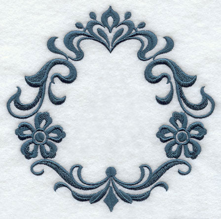 Damask Monogram Frame
