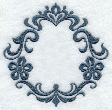 Damask Monogram Frame