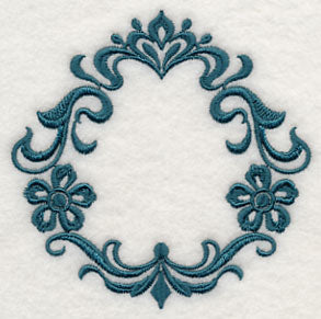 Damask Monogram Frame