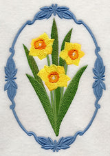 Flower Cameo - Daffodils