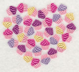 Cupcake Silhouette Heart