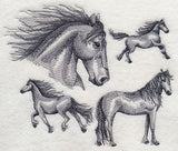 Friesian Horse Sketch