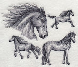 Friesian Horse Sketch