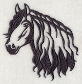 Friesian Horse Silhouette