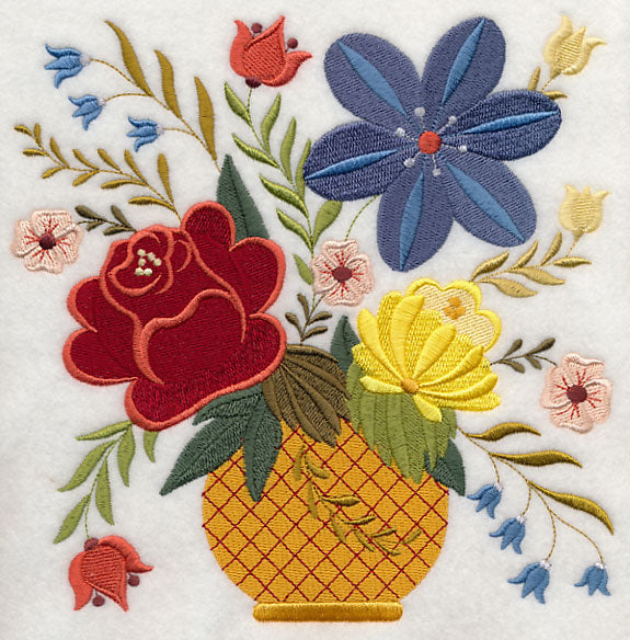 Bavarian Folk Art Bouquet