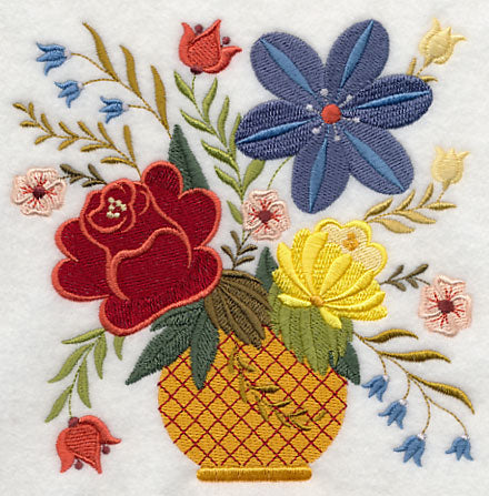 Bavarian Folk Art Bouquet