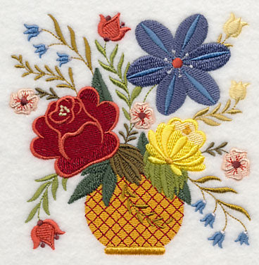 Bavarian Folk Art Bouquet