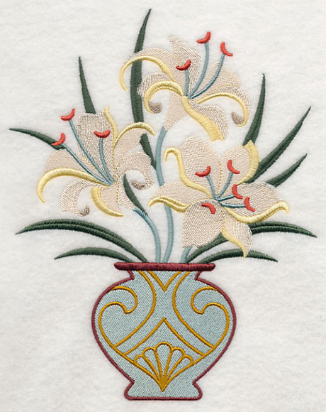 Art Deco Lily Bouquet