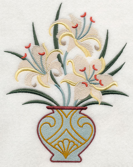 Art Deco Lily Bouquet