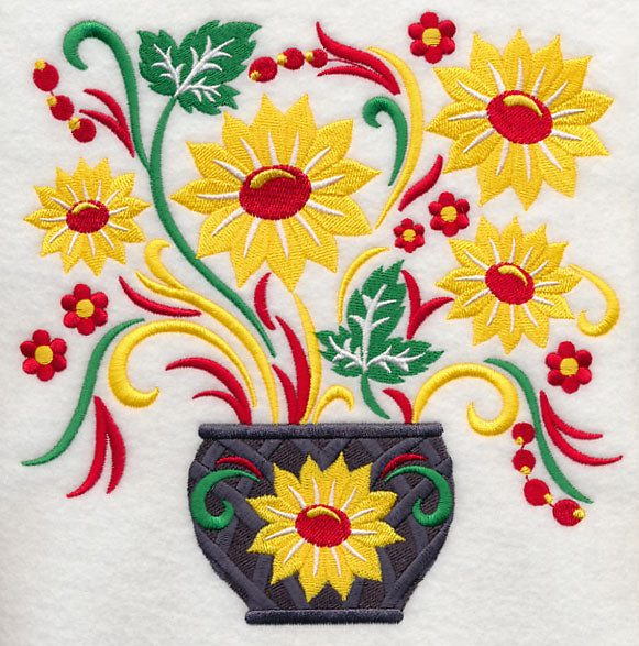 Khokhloma Floral Bouquet