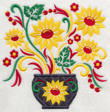 Khokhloma Floral Bouquet
