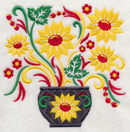 Khokhloma Floral Bouquet