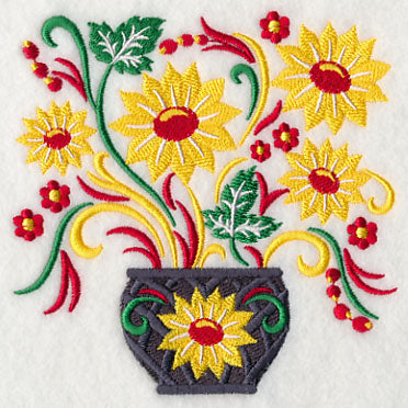 Khokhloma Floral Bouquet