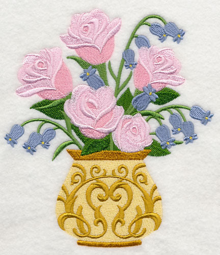 Victorian Roses and Bluebells
