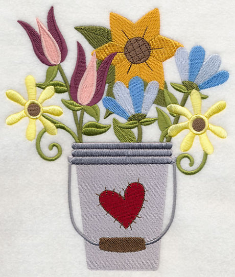 Bucket of Blooms