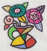 Colorful Cubist Bouquet