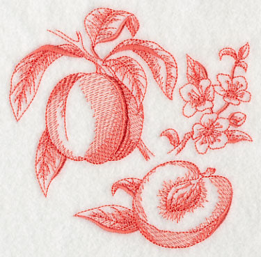 Peach Botanical (Toile)