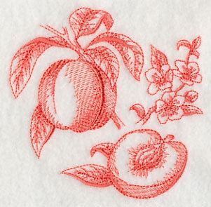 Peach Botanical (Toile)