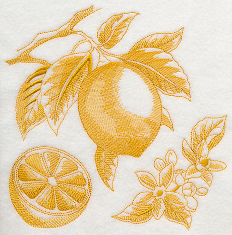 Lemon Botanical (Toile)