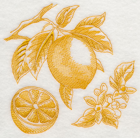 Lemon Botanical (Toile)