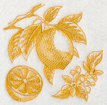 Lemon Botanical (Toile)