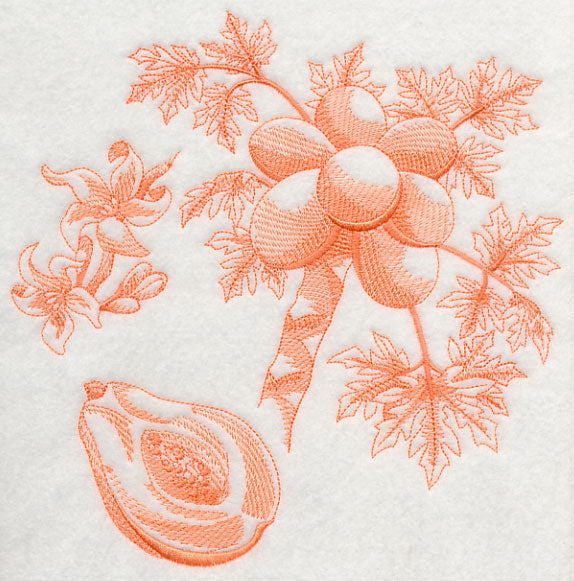Papaya Botanical (Toile)