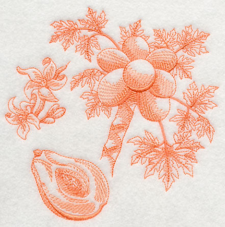 Papaya Botanical (Toile)