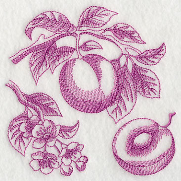 Plum Botanical (Toile)