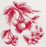 Cherry Botanical (Toile)