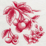 Cherry Botanical (Toile)