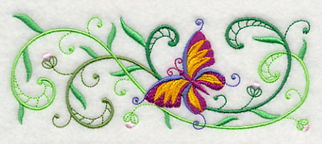 Butterfly Spring Border
