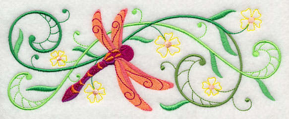 Dragonfly Delight Border