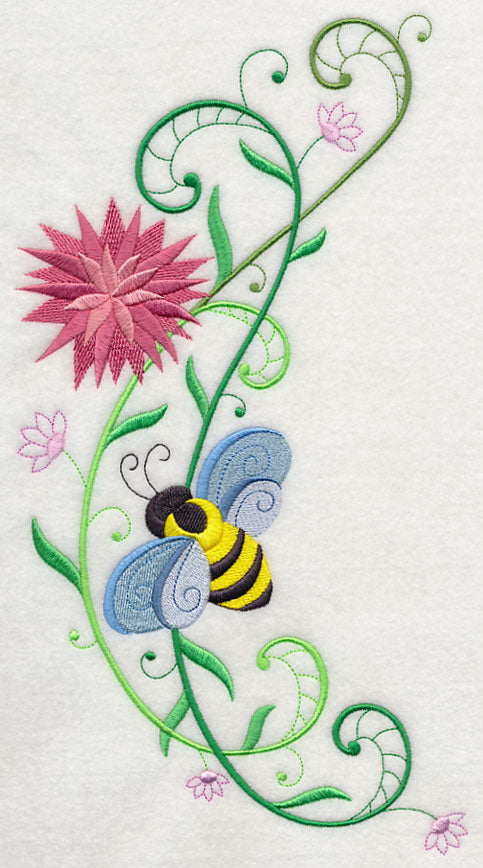 Honeybee Blossoms Spray