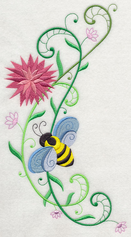 Honeybee Blossoms Spray