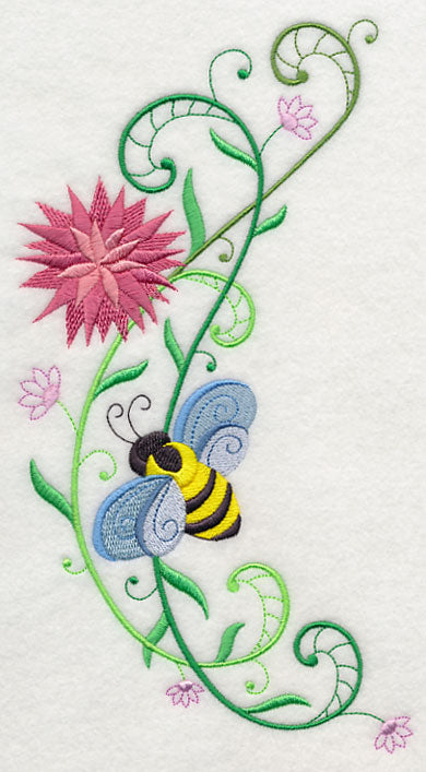 Honeybee Blossoms Spray