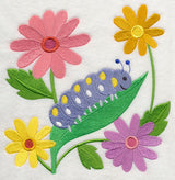 Caterpillar in Flowers